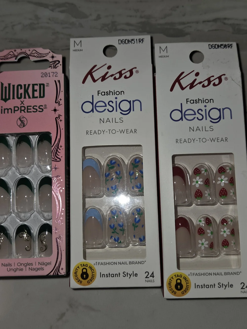 Wicked x Kiss Pink Press-On Nail Set